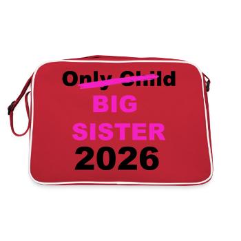 Big Sister 2026 Announcement - Retro Bag - red/white - Back