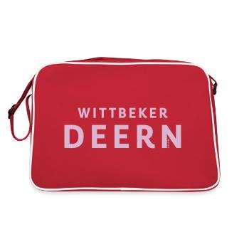 Wittbeker Deern light pink 2024 - Retro Bag - red/white - Back