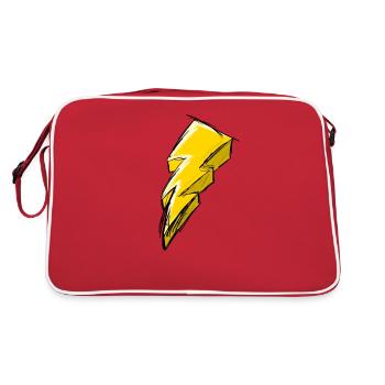 Strom - Retro Tasche - Rot/Weiß - Hinten