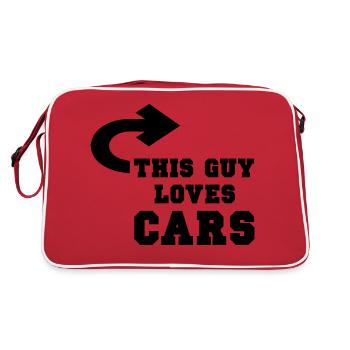 Car car - Retro Bag - red/white - Back