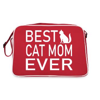 Cat Katze - Retro Bag - red/white - Back