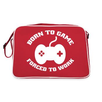 Joueur Disant Gamble Gamer Drôle Cadeau Gaming - Sac Retro - rouge/blanc - Dos