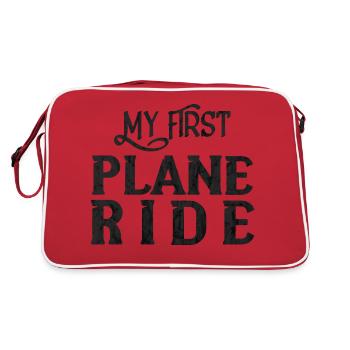 My First Plane Ride 31 - Retro Bag - red/white - Back