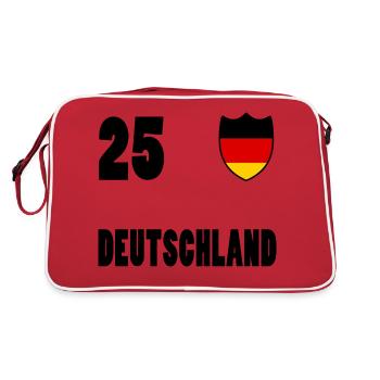 wm jersey 25 allemagne - Sac Retro - rouge/blanc - Dos