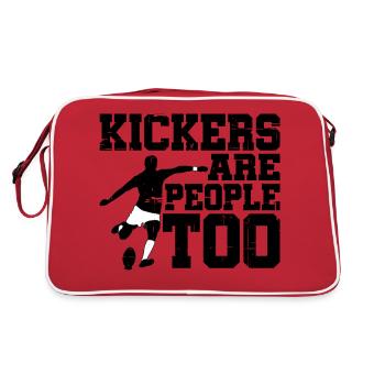 Kickers Are People Too 10 - Retro Bag - red/white - Back