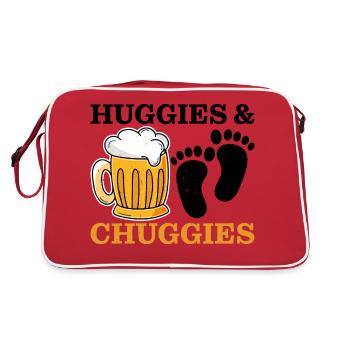 Huggies and Chuggies 16 - Retro Bag - red/white - Back