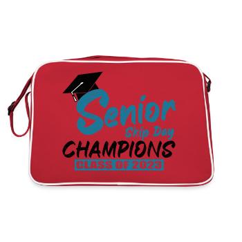 Senior 2023 Gift Skip Day Class of 2023 Graduation - Retro Bag - red/white - Back