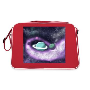 Lost in Space - Retro Bag - red/white - Back