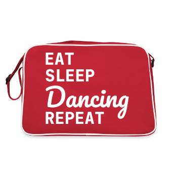 Danse Musique de danse - Sac Retro - rouge/blanc - Dos