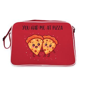 BLK YouHadMeAtPizza - Retro Bag - red/white - Back