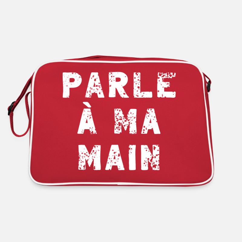 Drôle de dire cadeau français Main Coquine Sac Retro