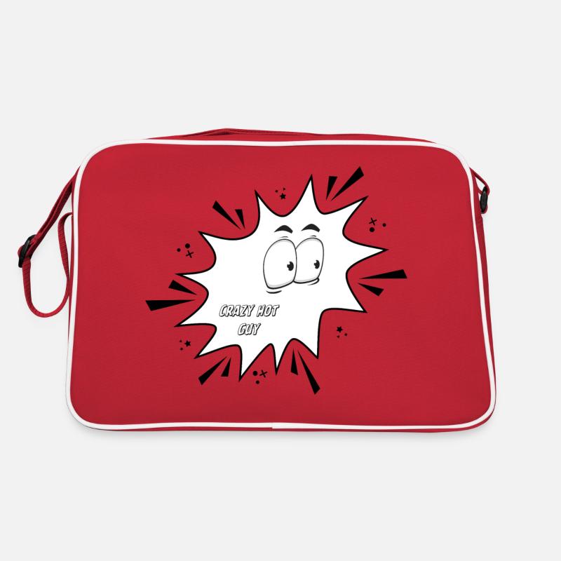 Crazy Hot Guy Retro Tasche
