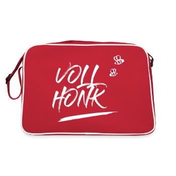 Vollhonk | Shirt für Insider von Honey&Honk - Retro Tasche - Rot/Weiß - Hinten