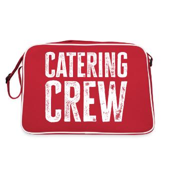 Proud member of the catering crew - Retro Bag - red/white - Back