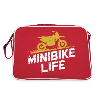 Small bikes, big passion - Retro Bag - red/white - Back