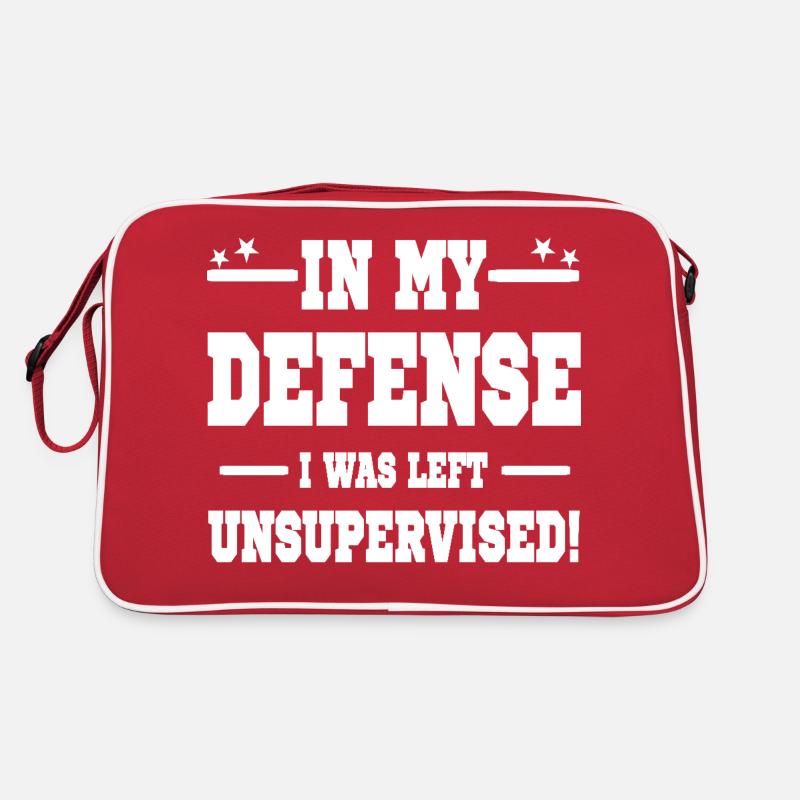 I was left unattended Retro Bag