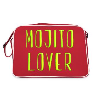 Amateur de mojito - Sac Retro - rouge/blanc - Dos