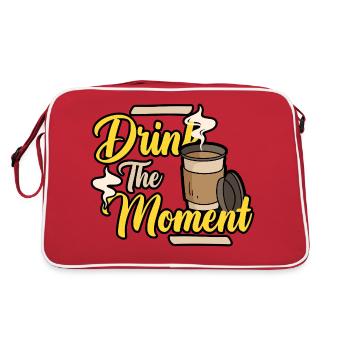 Pause café - Sac Retro - rouge/blanc - Dos