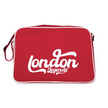 London Legends, Aesthetic - Retro Bag - red/white - Back
