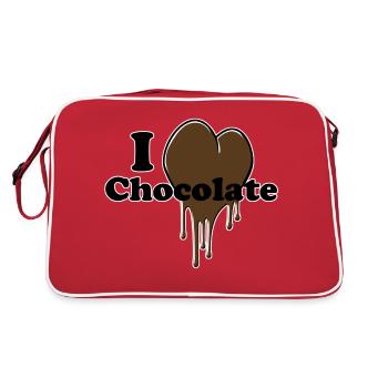 chocolate 1 - Retro Bag - red/white - Back