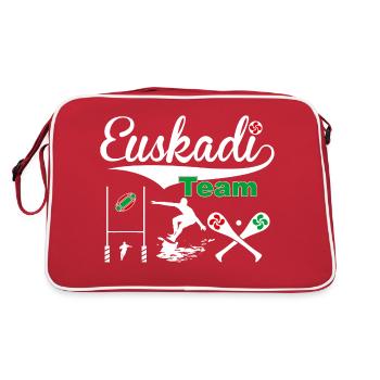 Euskadi Team Sport 06 - Retro Tasche - Rot/Weiß - Hinten