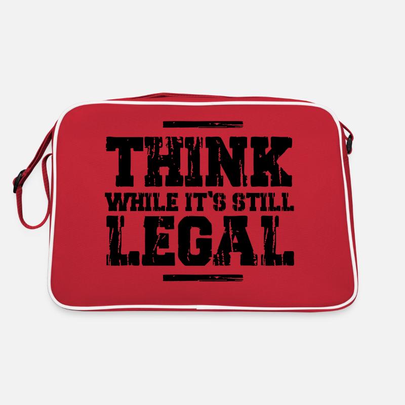 Think while it's still legal Retro Bag