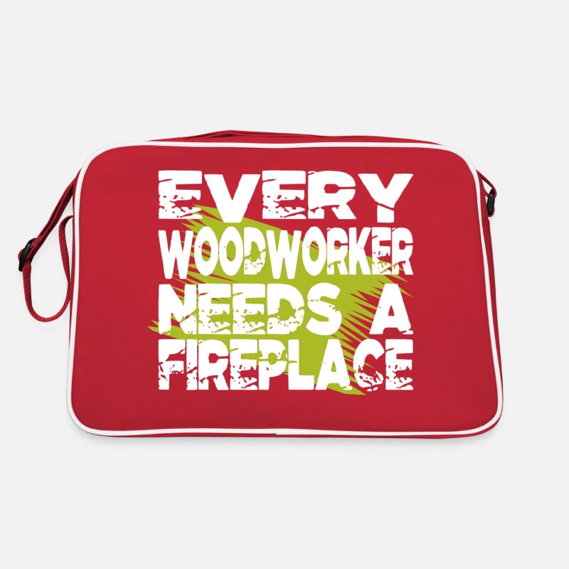 charpentier drôle tshirts ébéniste Sac Retro