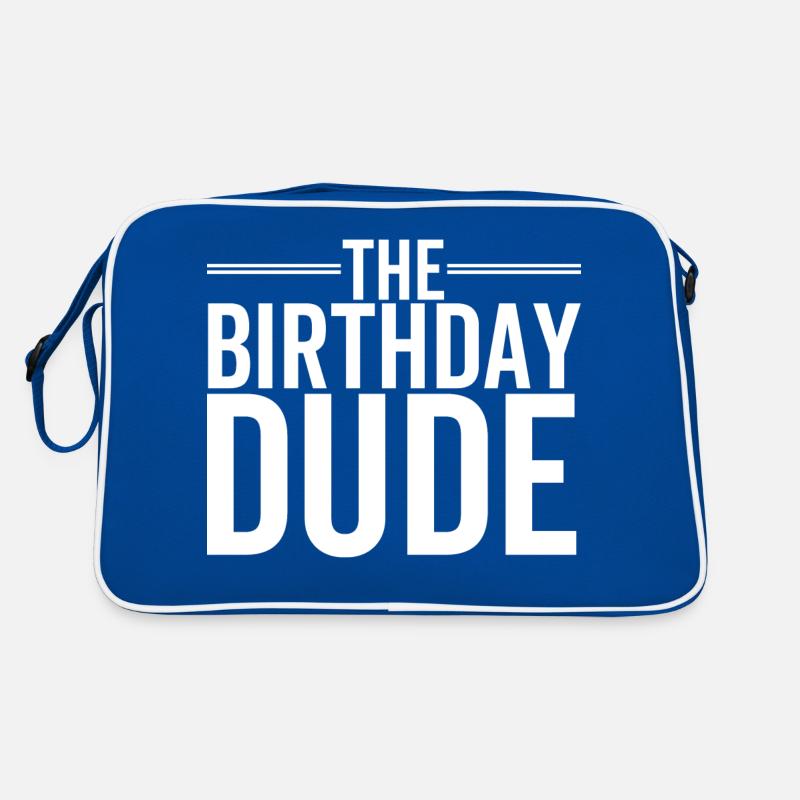 Der Geburtstags-Typ Retro Tasche