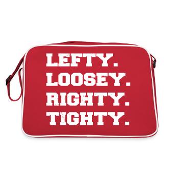 baseballhoodie happy wrench motocycle - Retro Bag - red/white - Back