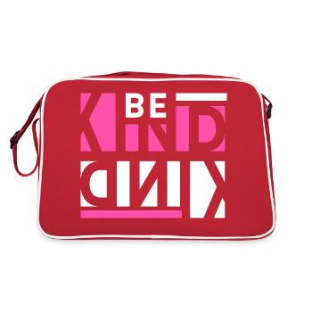 Soyez gentil - Sac Retro - rouge/blanc - Dos
