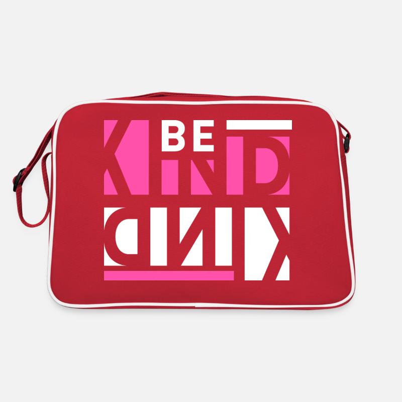 Be Kind - Retro Bag - red/white