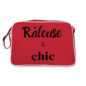 râleuse et chic - Sac Retro - rouge/blanc - Dos