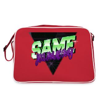 L’idée actuelle de la femme antiraciste interdit nos égaux - Sac Retro - rouge/blanc - Dos