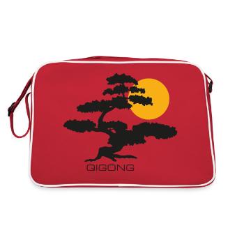 Arbre de Qigong - Sac Retro - rouge/blanc - Dos