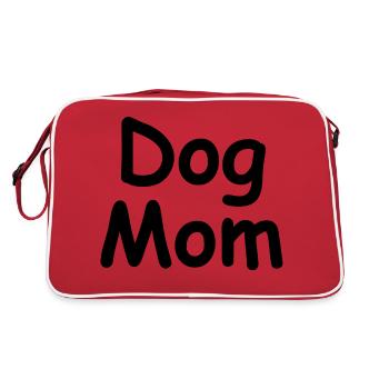 Dog Hund - Retro Bag - red/white - Back