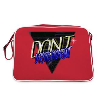 dayfathers day fullstack developer father - Retro Bag - red/white - Back