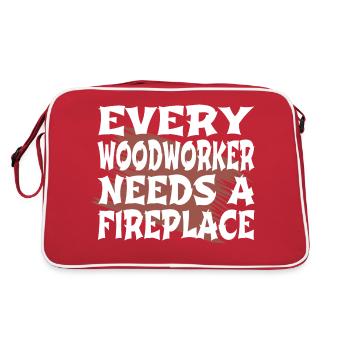 Aaron Carpenter Tshirts Lumber Happy - Retro Bag - red/white - Back