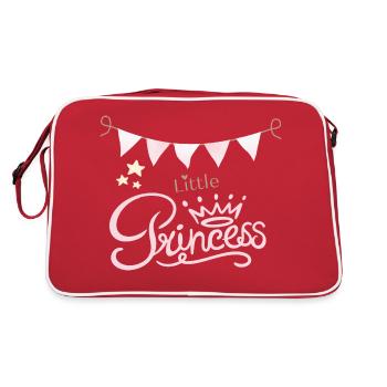 Little Princess - Retro Tasche - Rot/Weiß - Hinten