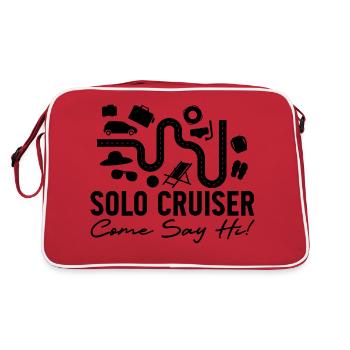Croiseur solo Come Say Hi 3 - Sac Retro - rouge/blanc - Dos