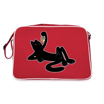Un Chat Pacha - Sac Retro - rouge/blanc - Dos