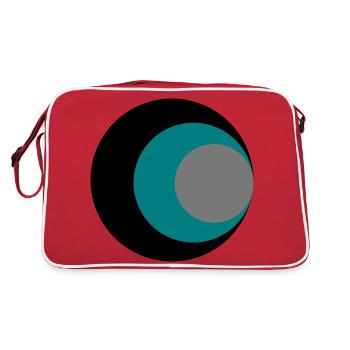 circles - Retro Bag - red/white - Back