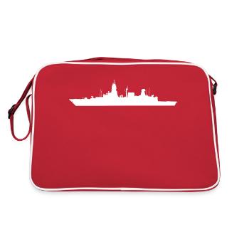 Frigate Saxony Class 124 (White) - Retro Bag - red/white - Back