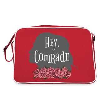 Rose Hathaway Quote "Hey, Comrade" Vampire Academy - Retro Bag - red/white - Back