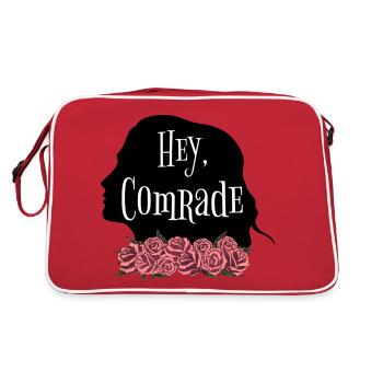 Rose Hathaway Quote "Hey, Comrade" Vampire Academy - Retro Bag - red/white - Back