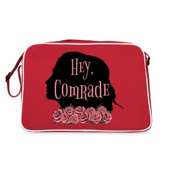 Rose Hathaway Quote "Hey, Comrade" Vampire Academy - Retro Bag - red/white - Back