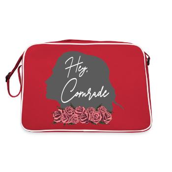 Rose Hathaway Quote "Hey, Comrade" Vampire Academy - Retro Bag - red/white - Back