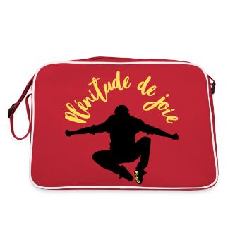 Fullness of joy - Ps/16:11 - Retro Bag - red/white - Back