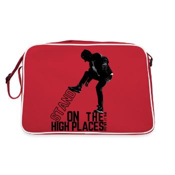 Standing on the Heights (English) - Ps/18:34 - Retro Bag - red/white - Back