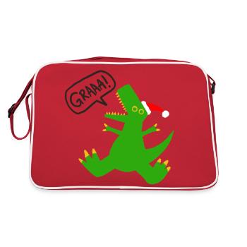 DINO NOËL - Sac Retro - rouge/blanc - Dos