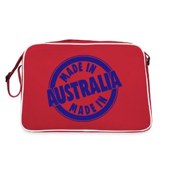 FABRIQUÉ EN AUSTRALIE - Sac Retro - rouge/blanc - Dos